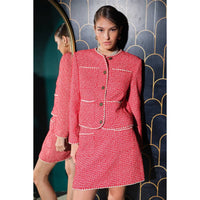 Blair Tweed Button-Up Jacket