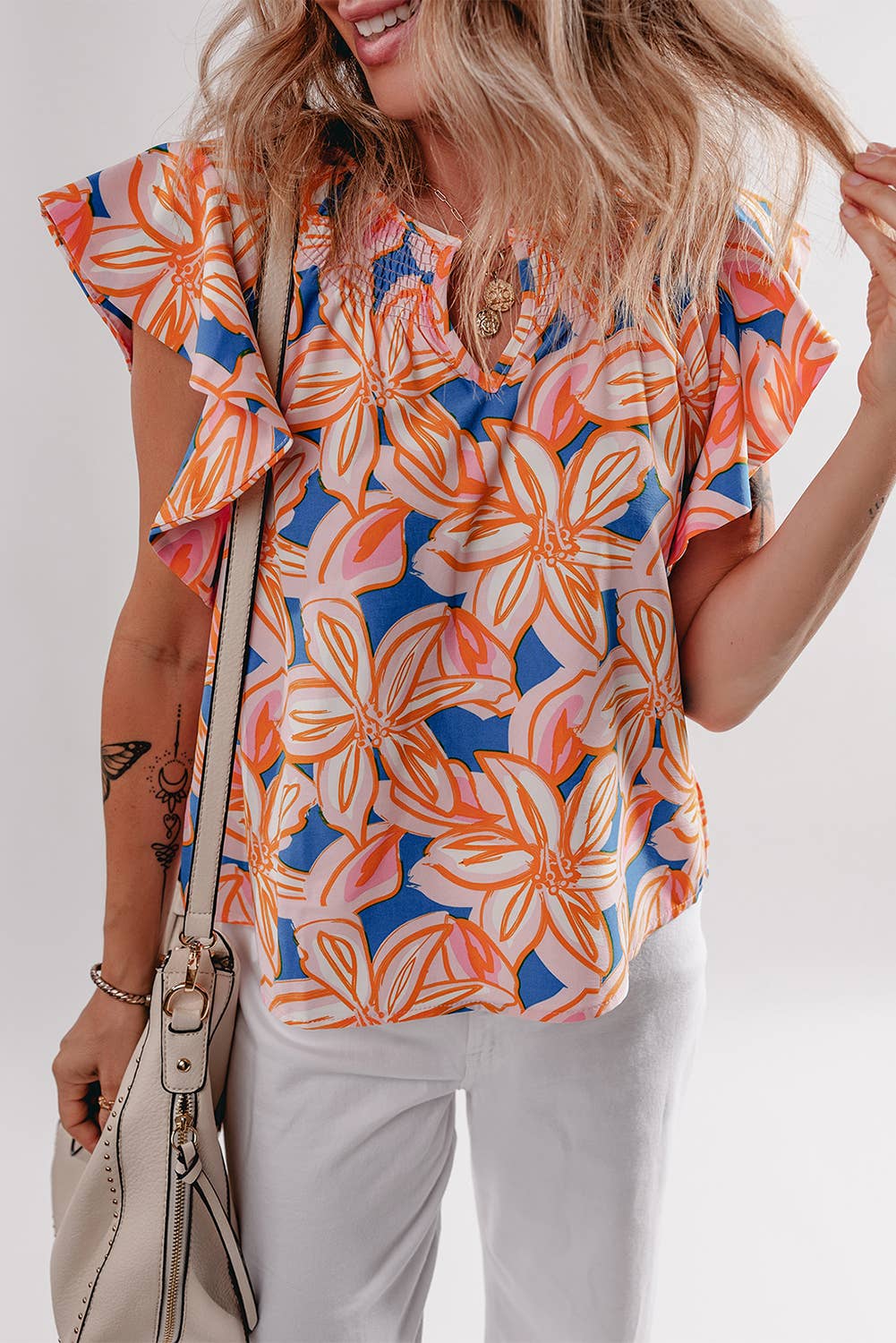 Summer Days Floral Blouse