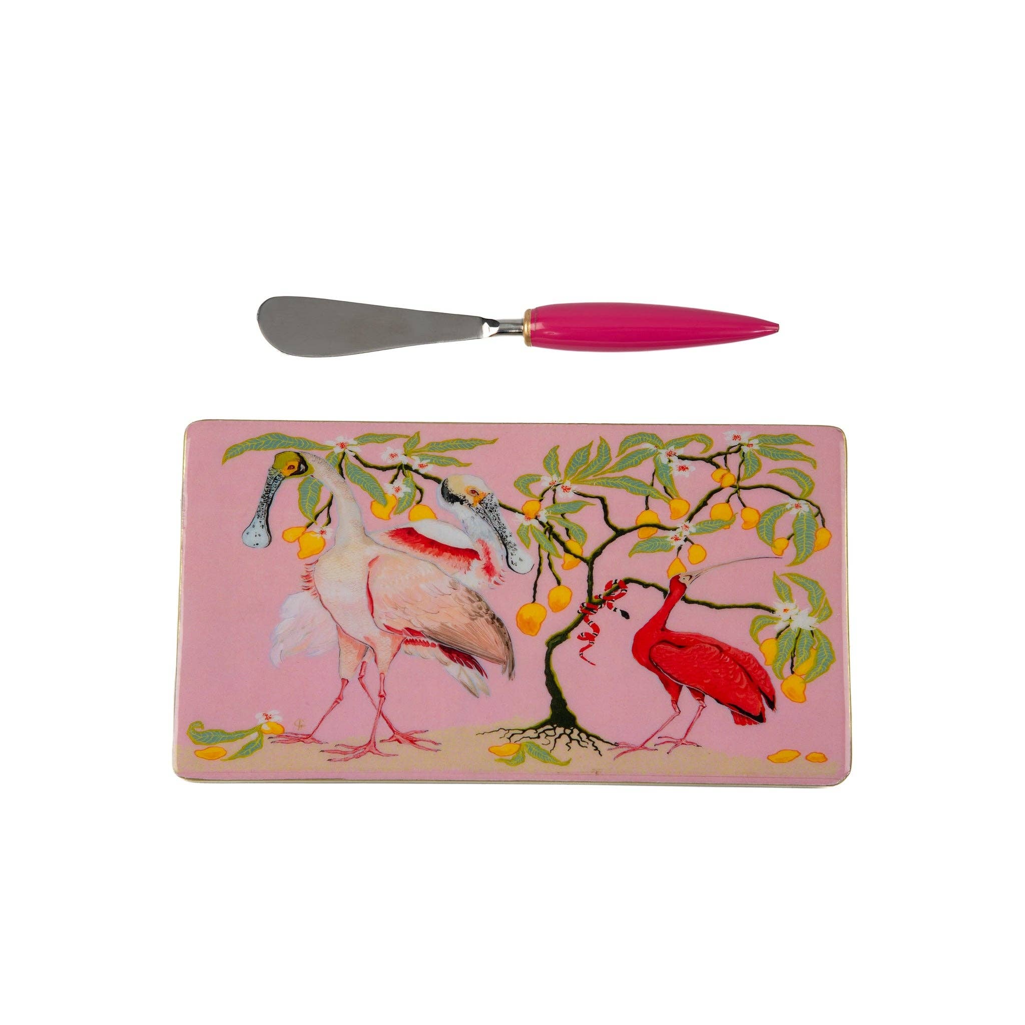 Spoonbill Birds Amelia Cutting Board