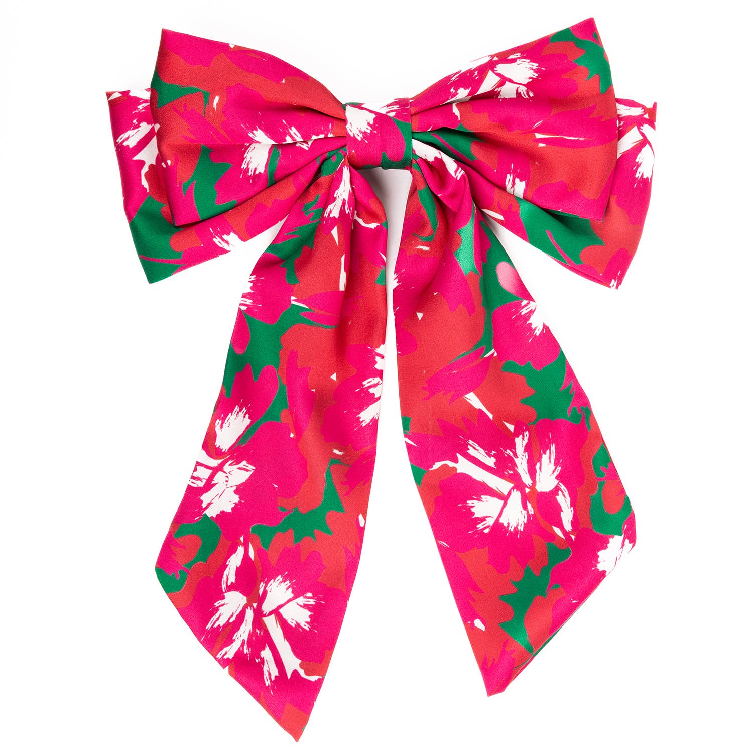 Poinsettias Bow - Red