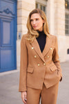 Natasha Fitted Blazer - Camel