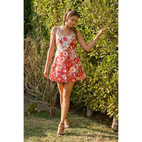 Floral Gardens Mini Dress