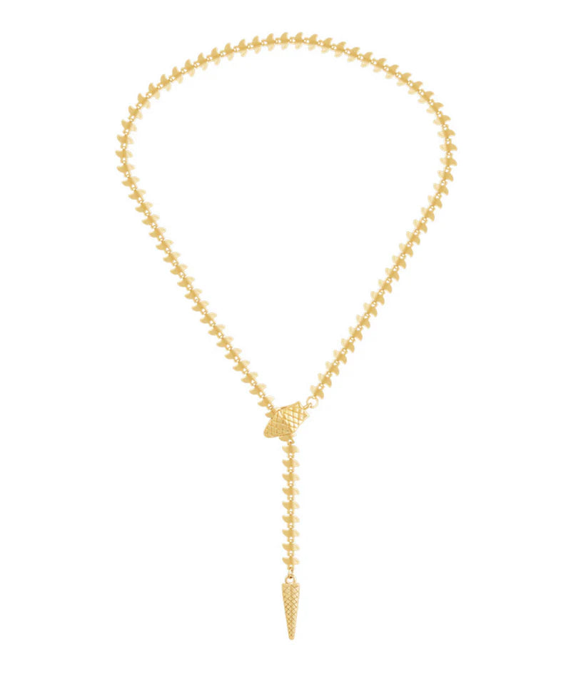 Milani Snake Chain Necklace - Gold