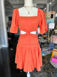 Side Cut Out Mini Dress