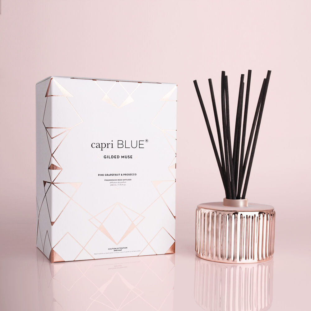 Capri Blue Pink Grapefruit & Prosecco Gilded Muse Reed Diffuser