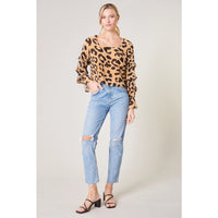 Java Leopard Blouse