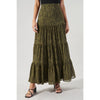 Leonna Leopard Tiered Skirt