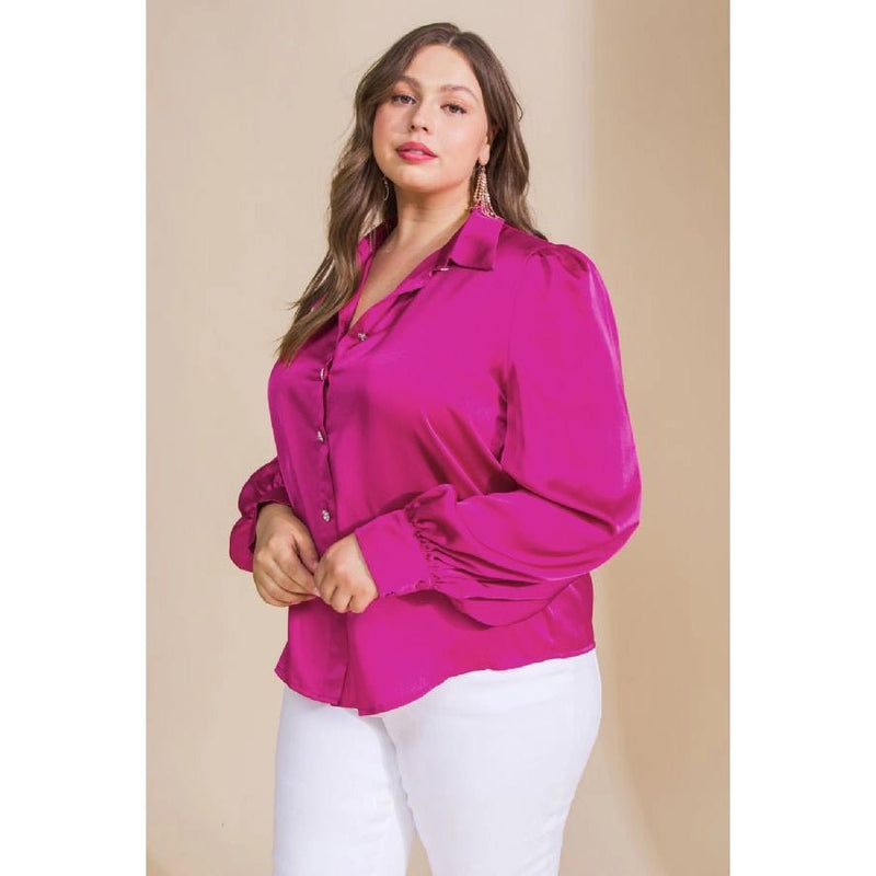 She’s Jealous Satin Top