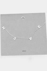 Hope Chain Necklace