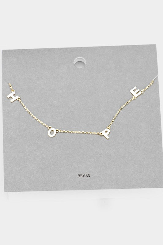 Hope Chain Necklace