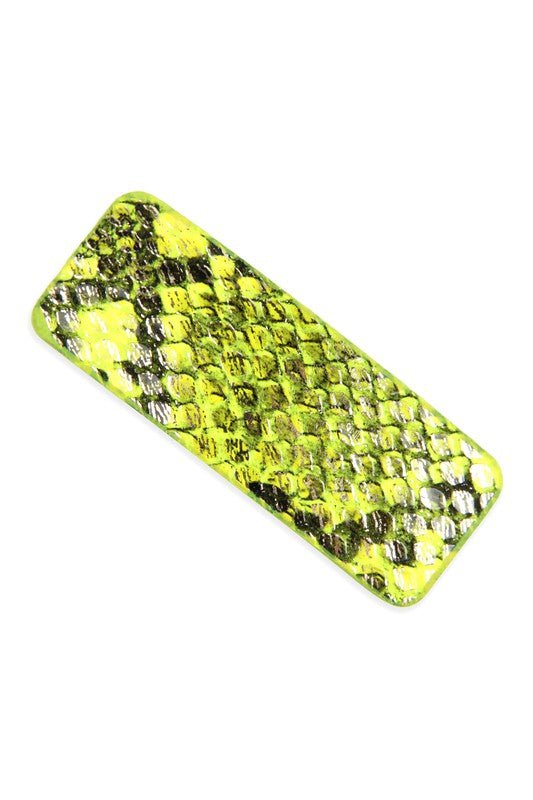 Snake Print Barrette