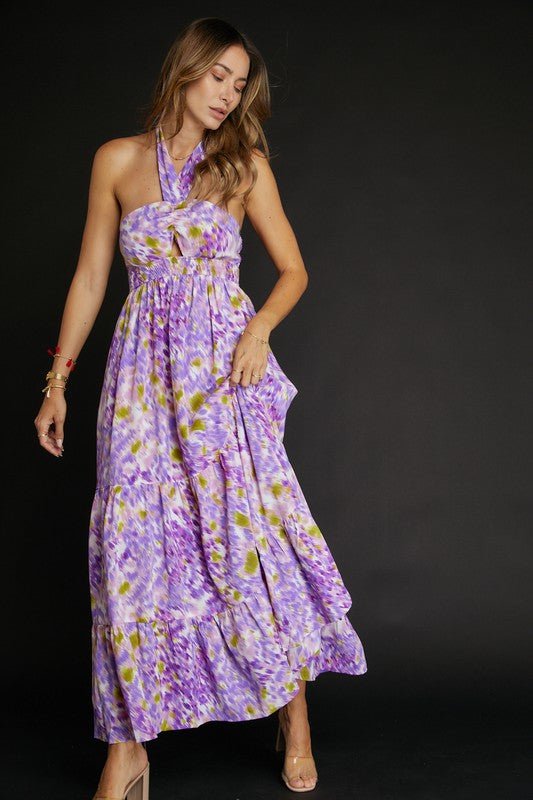 Watercolor Summers Maxi Dress