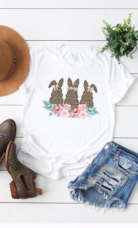 Leopard Bunny Graphic Tee