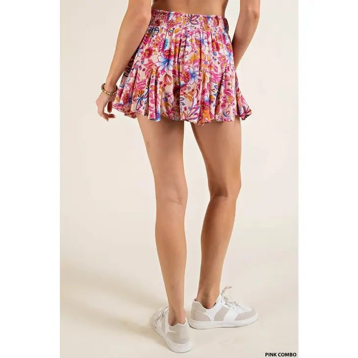 Garden Party Floral Skort