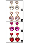 Dangle Heart Earrings