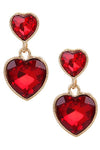Dangle Heart Earrings