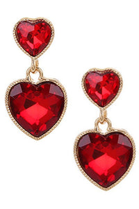 Dangle Heart Earrings