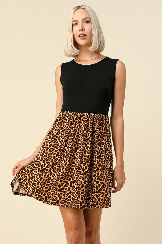 Leopard Mini Dress
