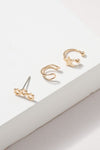 Star Cuff Earring Set