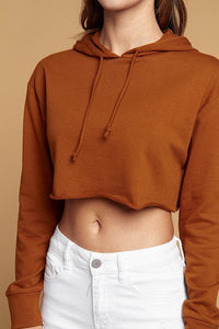 French Terry Crop Sweatshirt