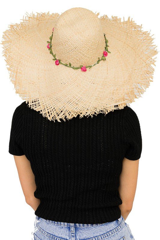 Floral Crown Sun Hat