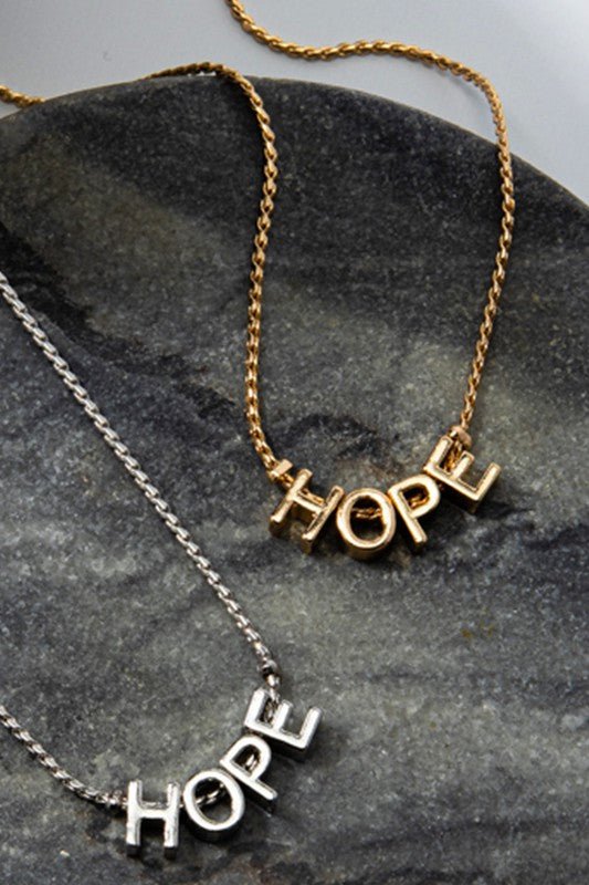 HOPE Pendant Necklace
