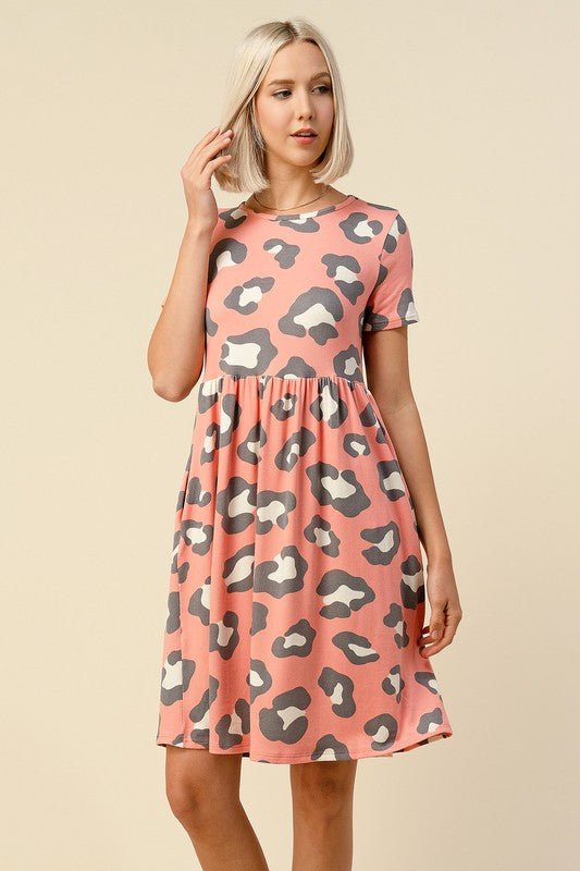 Leopard Flare Dress
