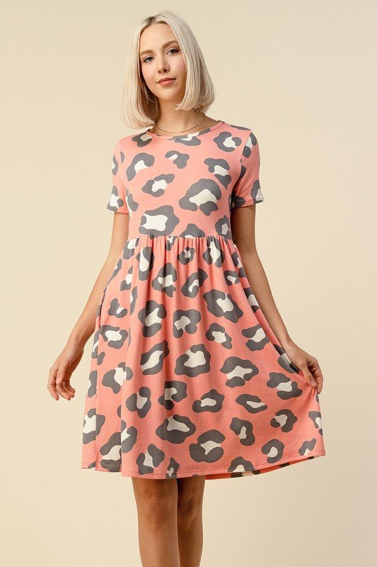 Leopard Flare Dress