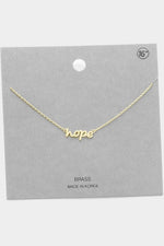 Dainty HOPE Necklace
