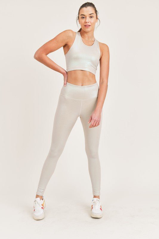 Pearlescent High Waist Leggings