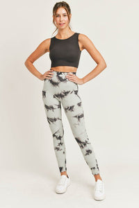 Tie-dye Ribbed Leggings