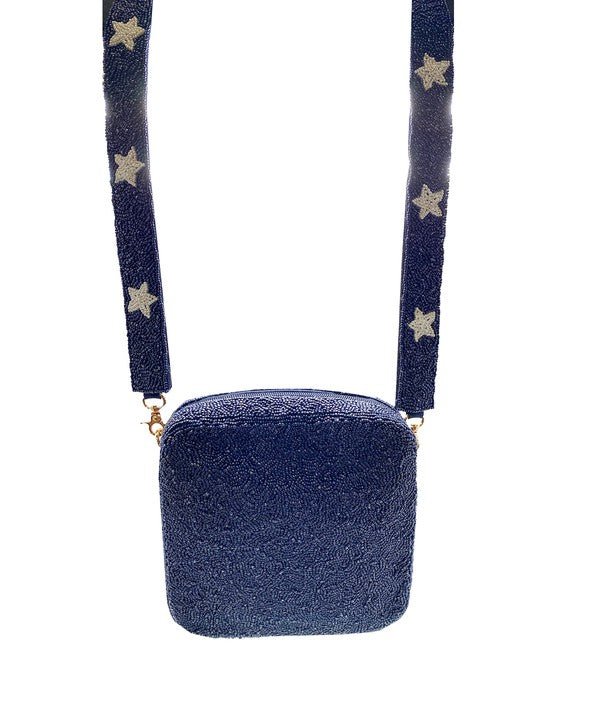 Navy Stars Crossbody