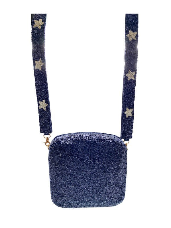 Navy Stars Crossbody