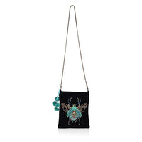 Bee Embellished Crossbody