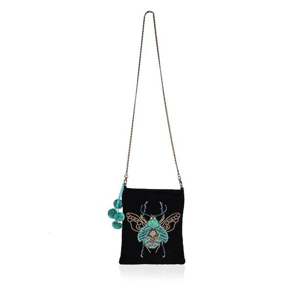 Bee Embellished Crossbody