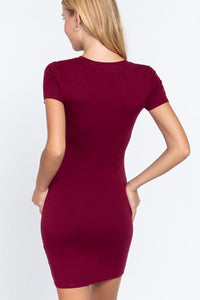 Knit Mini T-shirt Dress