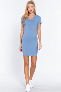 Knit Mini T-shirt Dress