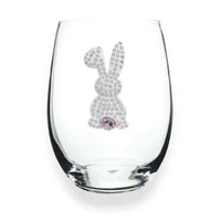 Jeweled Stemless Wine Glass