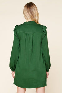 Button Down Shift Dress