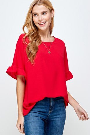 Red Love Blouse