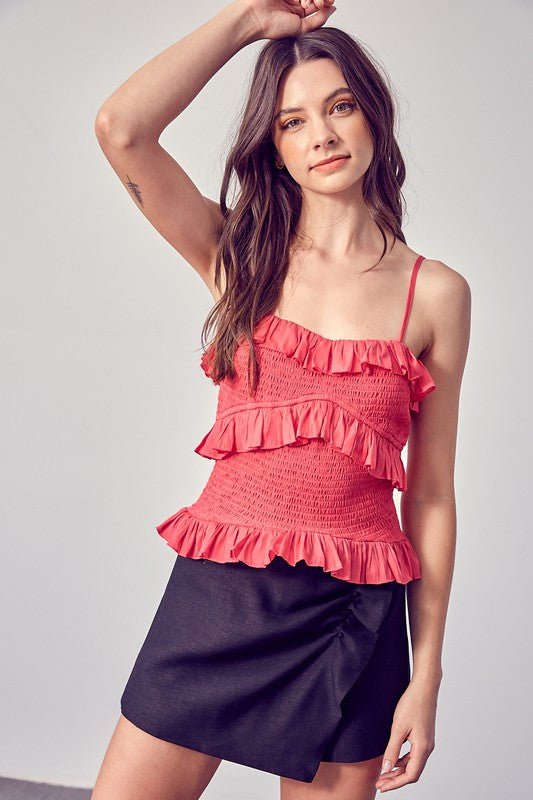 In Paradise Smocked Top