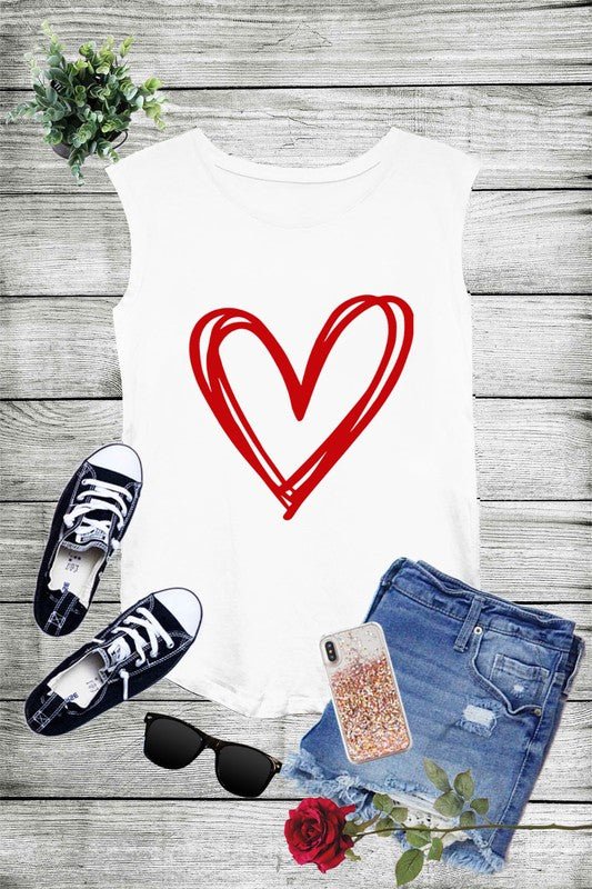 Layered Hearts Tank