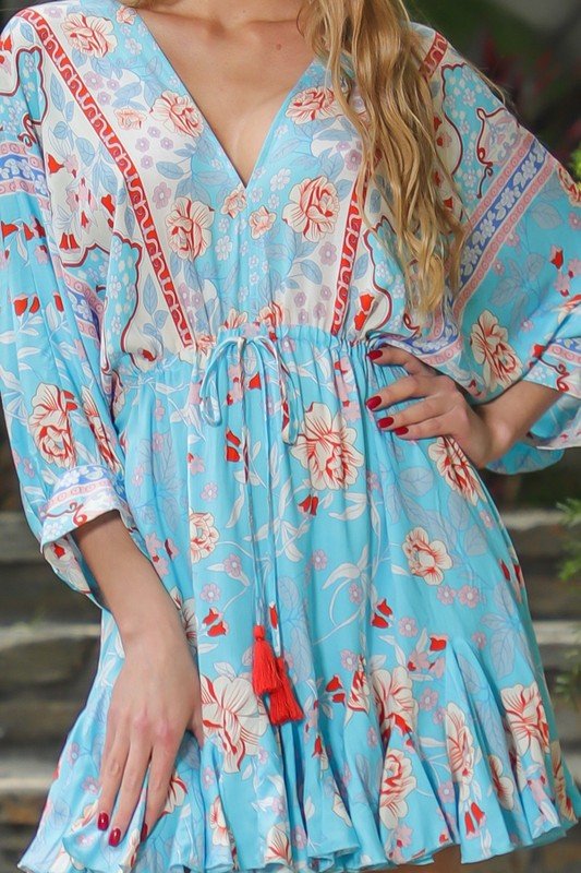 Dolman Floral Dress