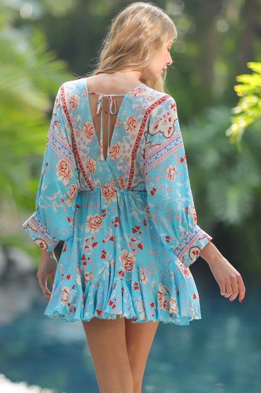 Dolman Floral Dress