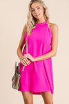 Scallop Hem Dress