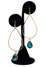 Teardrop Pendant Earrings