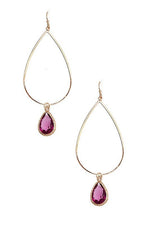 Teardrop Pendant Earrings