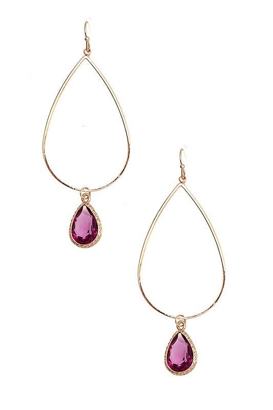 Teardrop Pendant Earrings