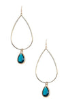 Teardrop Pendant Earrings