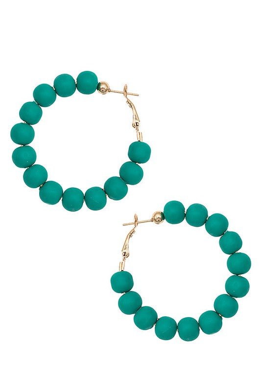 Clay Beaded Earrings